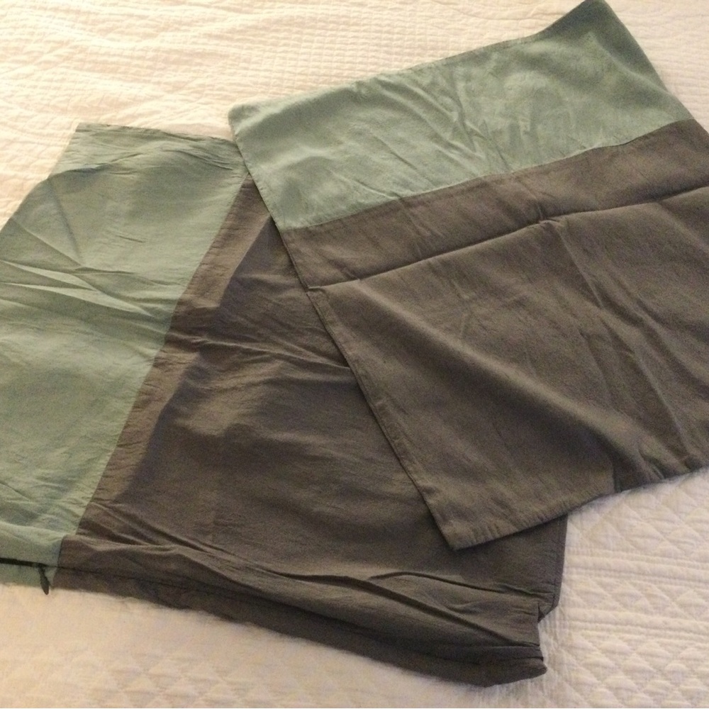 West Elm 100% Silk Pillow Shams